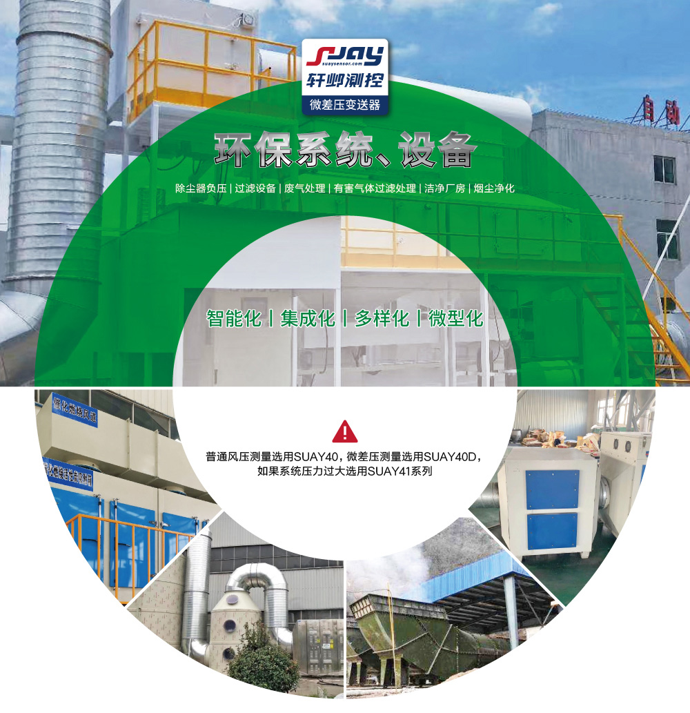 環(huán)保系統(tǒng)、設(shè)備（除塵器負壓，過濾設(shè)備、廢氣處理等）